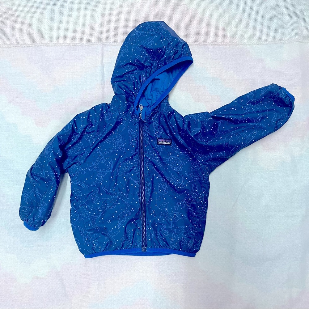 24 M Patagonia Toddler Boys Reversible Puff Ball Jacket
